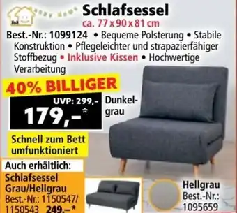 Norma Schlafsessel Angebot