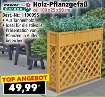 Norma Power Garden Holz-Pflanzgefäß Angebot