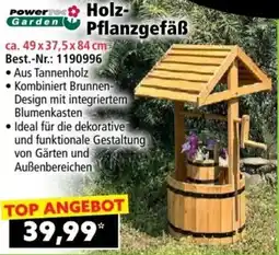 Norma Power Garden Holz- Pflanzgefäß Angebot