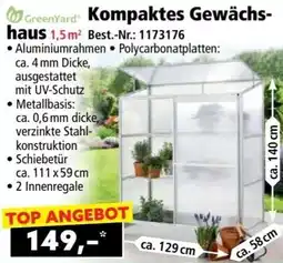 Norma GreenYard Kompaktes Gewächs- haus Angebot