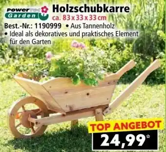 Norma Power Garden Holzschubkarre Angebot