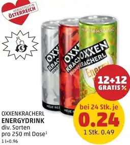 PENNY Oxxenkracherl energydrink Angebot