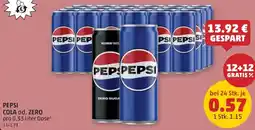 PENNY Pepsi cola od. zero Angebot