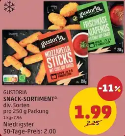 PENNY Gustoria snack-sortiment Angebot