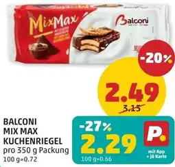 PENNY Balconi mix max kuchenriegel Angebot