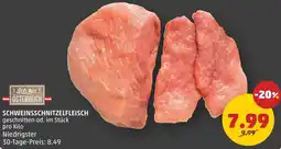 PENNY Schweinsschnitzelfleisch Angebot