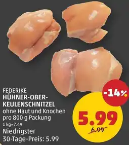PENNY Federike hühner-ober- keulenschnitzel Angebot