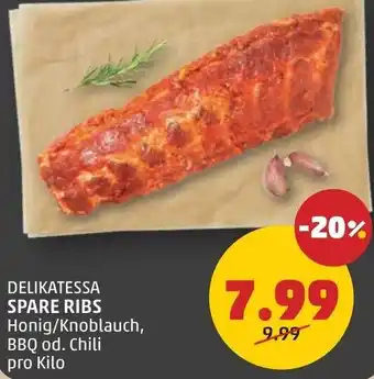 PENNY Delikatessa spare ribs Angebot
