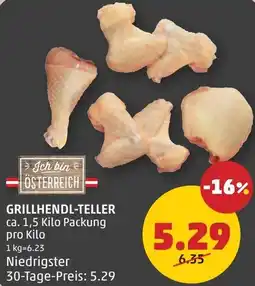 PENNY Grillhendl-teller Angebot