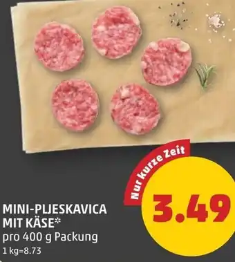 PENNY Mini-pljeskavica mit käse Angebot