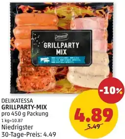 PENNY Delikatessa grillparty-mix Angebot