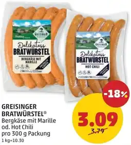 PENNY Greisinger bratwürstel Angebot
