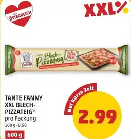 PENNY Tante fanny xxl blech- pizzateig Angebot