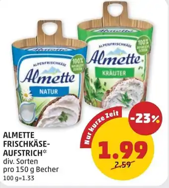 PENNY Almette frischkäse- aufstrich Angebot