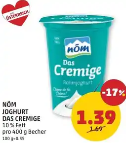 PENNY Nöm joghurt das cremige Angebot