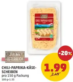 PENNY Chili-paprika-käse- scheiben Angebot