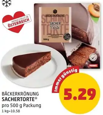 PENNY Bäckerkrönung sachertorte Angebot