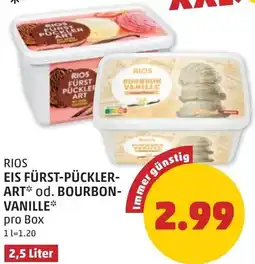 PENNY Rios eis fürst-pückler- art od. bourbon- vanille Angebot