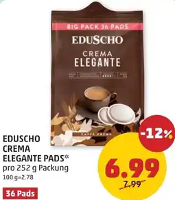 PENNY Eduscho crema elegante pads Angebot