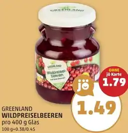 PENNY Greenland wildpreiselbeeren Angebot