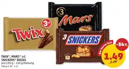 PENNY Twix, mars od. snickers riegel Angebot