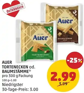 PENNY Auer tortenecken od. baumstämme Angebot