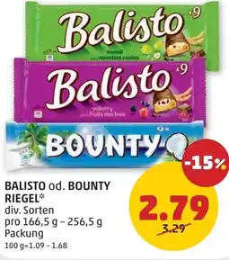 PENNY Balisto od. bounty riegel Angebot