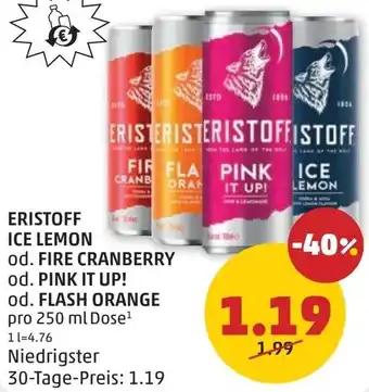 PENNY Eristoff ice lemon Angebot