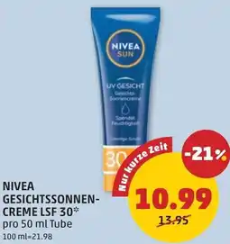 PENNY Gesichtssonnen- creme lsf 30 Angebot