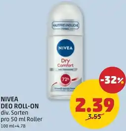 PENNY Nivea deo roll-on Angebot