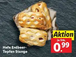 Lidl Hefe Erdbeer-Topfen Stange Angebot