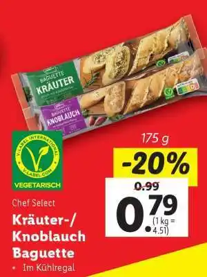 Lidl Kräuter/Knoblauch Baguette Angebot