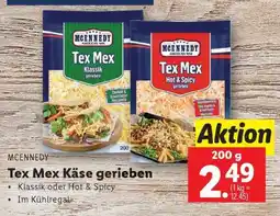 Lidl MCENNEDY Tex Mex Käse gerieben Angebot