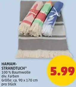 PENNY Hamam- strandtuch Angebot