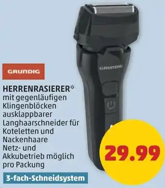 PENNY Grundig herrenrasierer Angebot