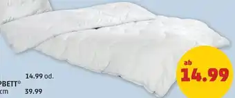 PENNY Mikrofaser-steppbett Angebot