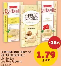 PENNY Ferrero rocher od. raffaello tafel Angebot