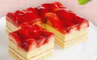 Billa BILLA PLUS Konditorei Erdbeerschnitte Vanille Block Angebot