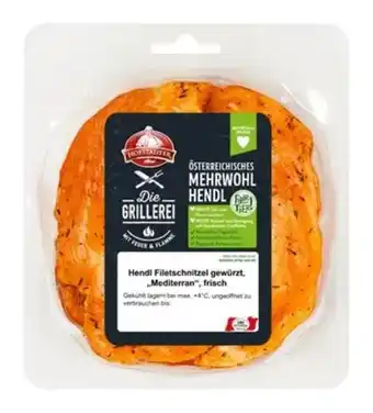 Billa Hofstädter Die Grillerei Hendl-Filetschnitzel mariniert Angebot