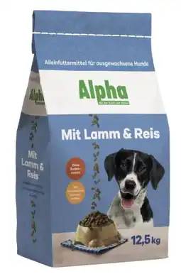 Lagerhaus Alpha Hundenahrung Lamm+Reis Angebot