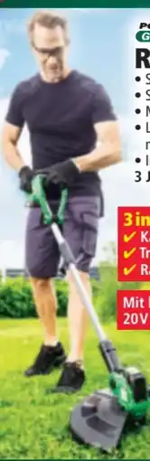 Norma Powertec Garden Li-Ion Akku-Rasentrimmer Angebot