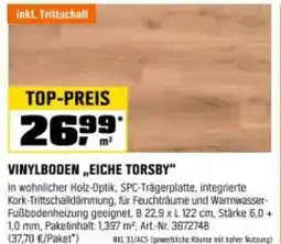 OBI Vinylboden eiche torsby Angebot