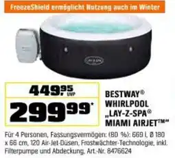 OBI Bestway whirlpool lay-z-spa miami airjet Angebot