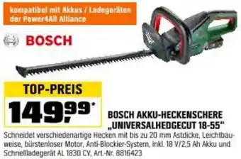 OBI Bosch akku-heckenschere universalhedgecut Angebot
