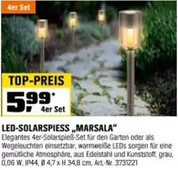 OBI Led-solarspiess marsala Angebot