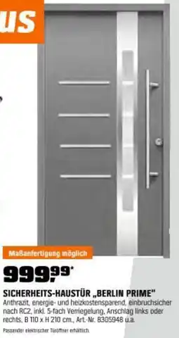 OBI Sicherheits-haustür berlin prime Angebot