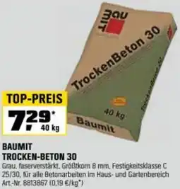 OBI Baumit trocken-beton 30 Angebot