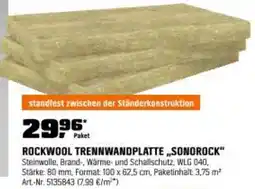 OBI Rockwool trennwandplatte sonorock Angebot