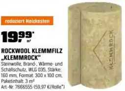 OBI Rockwool klemmfilz klemmrock Angebot