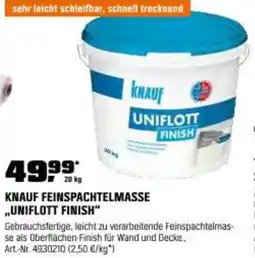 OBI Knauf feinspachtelmasse uniflott finish Angebot